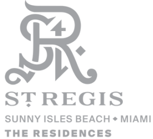 St. Regis The Residences Logo. Sunny Isles Beach Miami