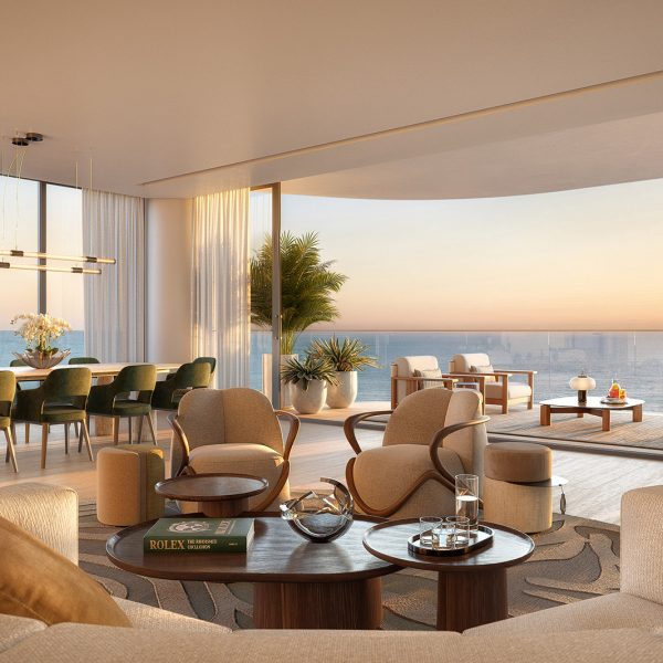 Living Room (Sunrise) - St. Regis Residences